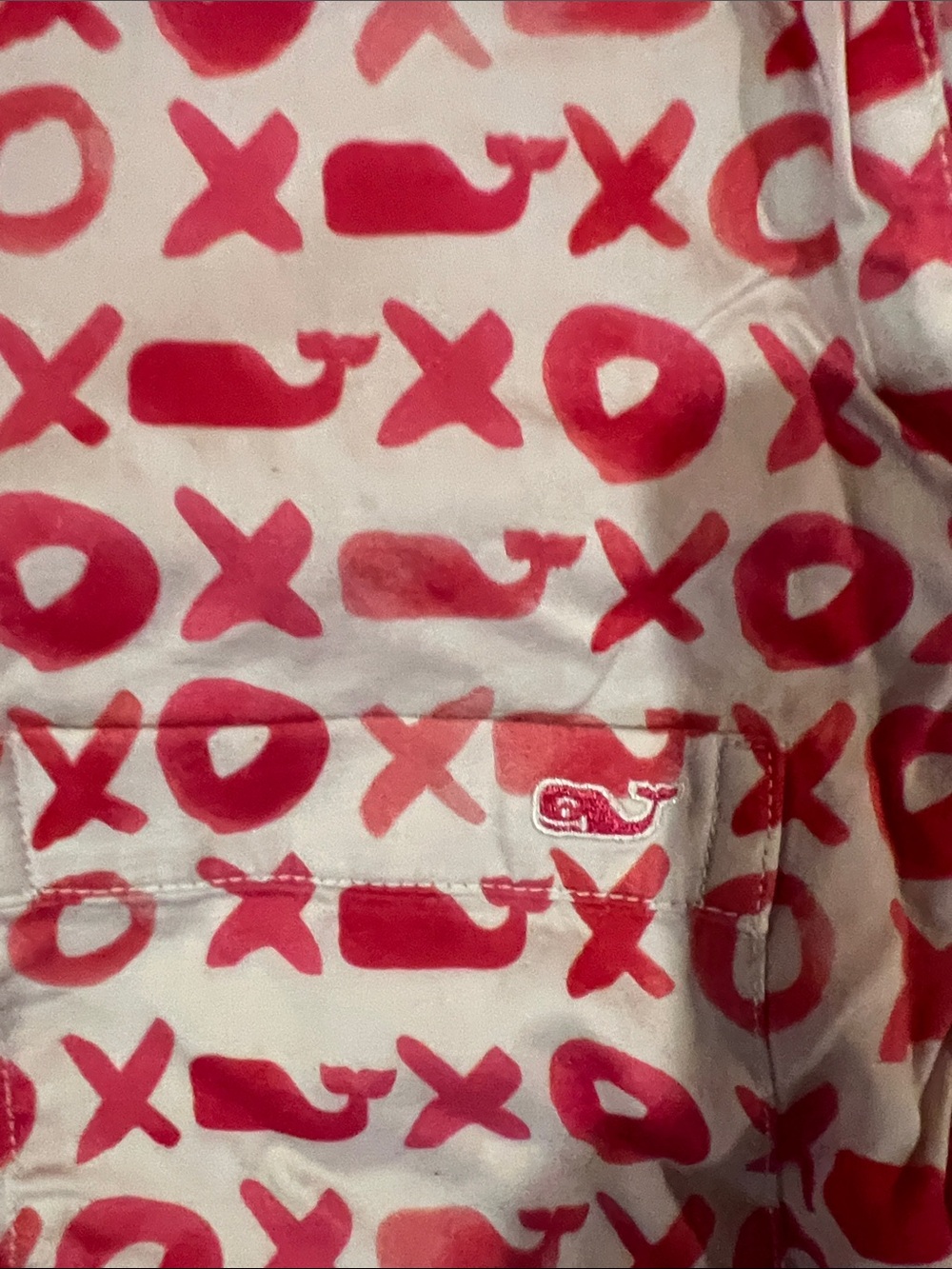 Vineyard Vines Pink & White XOXO Pajama Set - Picture 3 of 5